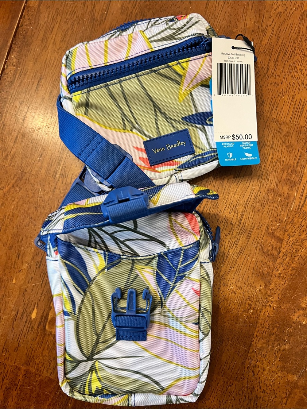 Vera Bradley Multicolor Floral ReActive Belt Bag Sling